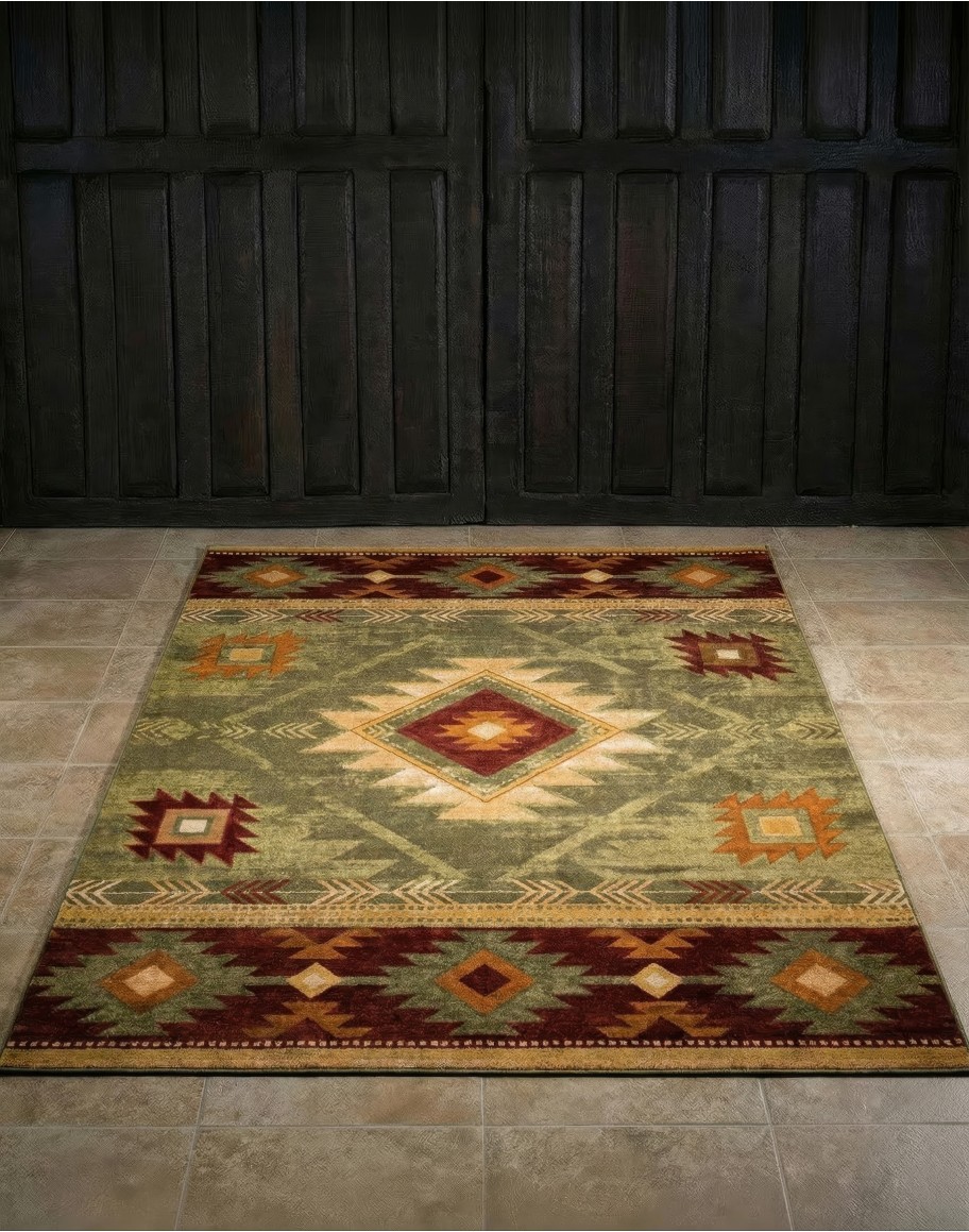 Whiskey River Sage Rug