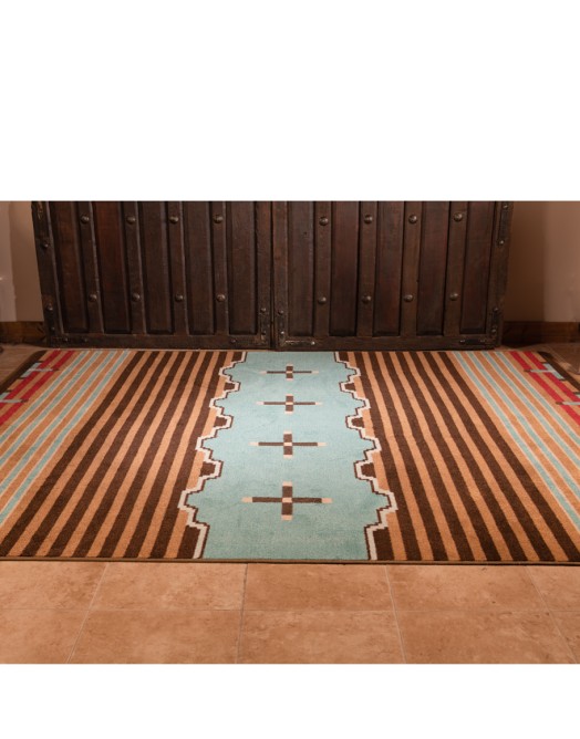 Big Chief Turquoise Rug