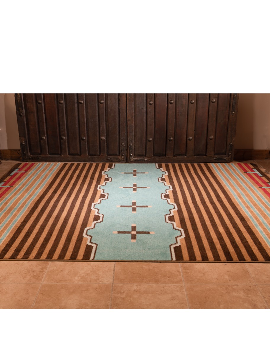 Big Chief Turquoise Rug