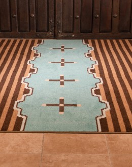 Big Chief Turquoise Rug