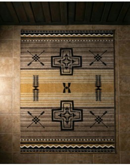 Brazos Old Gold South Western Rug