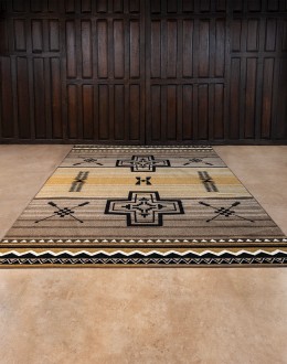 Brazos Old Gold South Western Rug