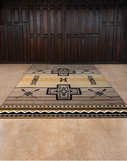 Brazos Old Gold South Western Rug Brazos Old Gold South Western Rug