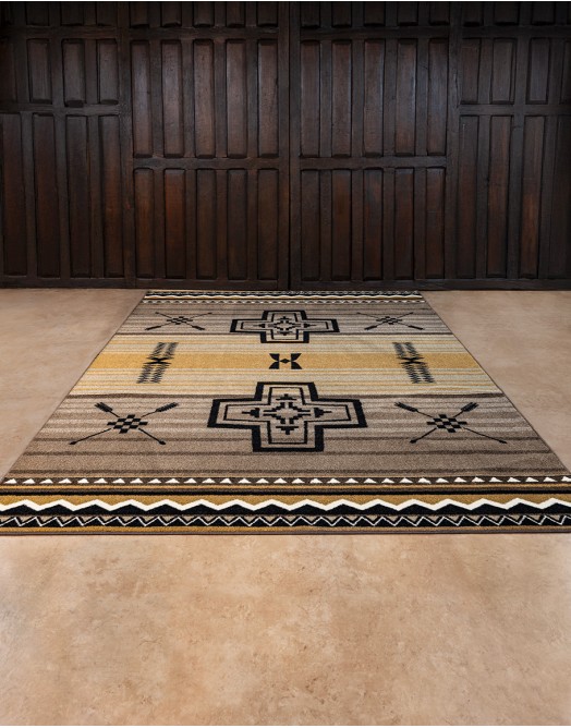 Brazos Old Gold South Western Rug