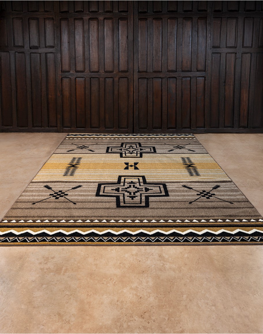 Brazos Old Gold South Western Rug