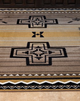 Brazos Old Gold South Western Rug