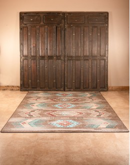 Carlsbad Distressed Turquoise Rug Carlsbad Distressed Turquoise Rug