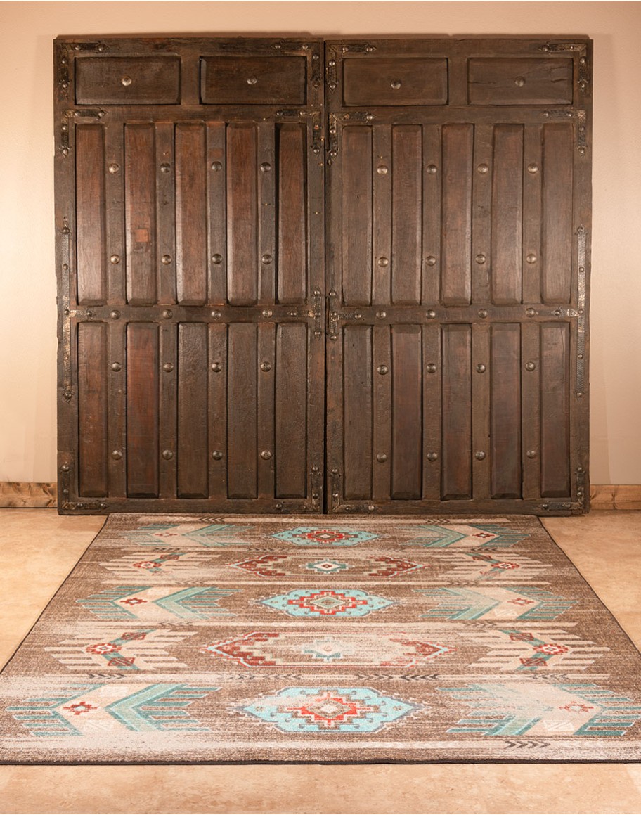 Carlsbad Distressed Turquoise Rug Carlsbad Distressed Turquoise Rug
