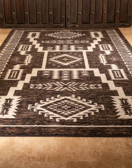 Cloud Burst Chocolate Rug