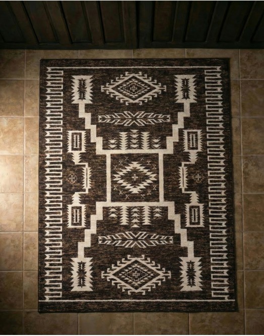 Cloud Burst Chocolate Rug
