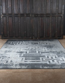 Distressed Bounty Asphalt Rug