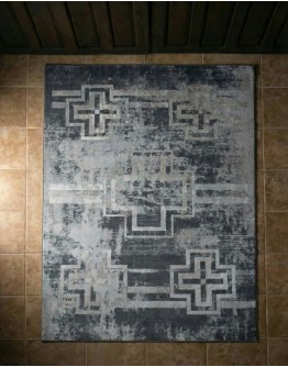 Distressed Bounty Asphalt Rug