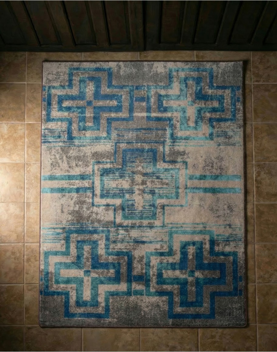 Distressed Bounty Glacier Rug