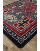 lowest priced Double Cross Grey Rug southwestern rug