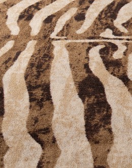 Faux Zebra Rug