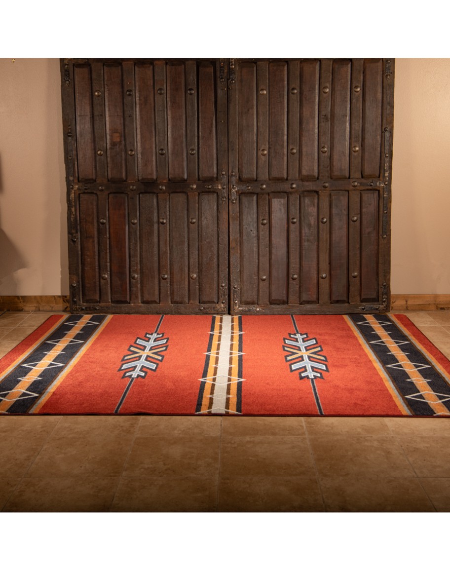 Fire Starter Burnt Red Rug Fire Starter Burnt Red Rug