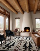 Horse Thieves Natural Rug