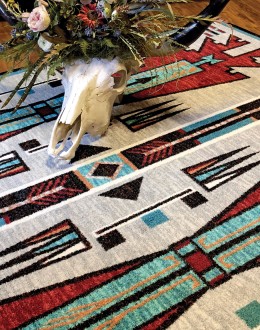 Horse Thieves Electric Rug