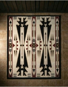 Horse Thieves Natural Rug