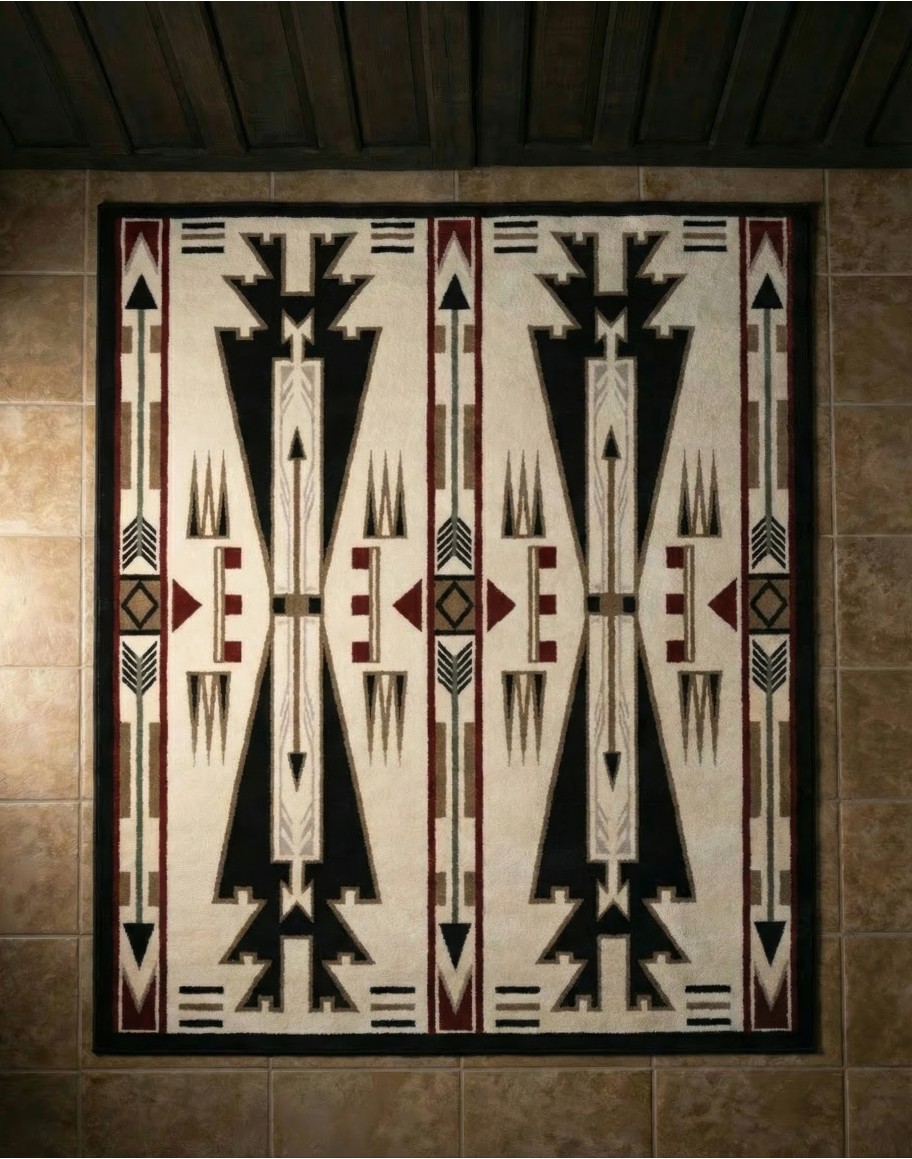 Horse Thieves Natural Rug