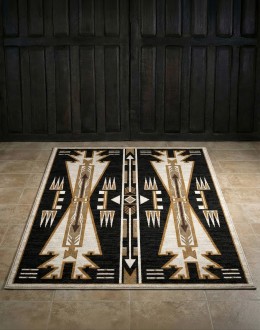 Horse Thieves Warm Taupe Rug