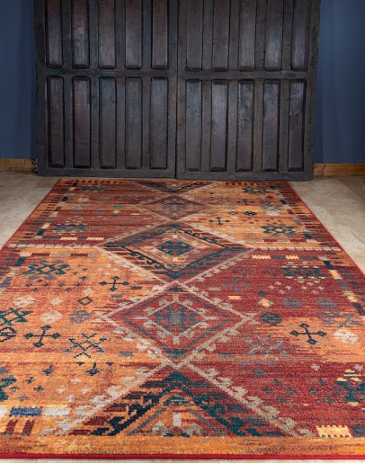 Las Cruces Patina Rug southwestern rug with neutral color tones