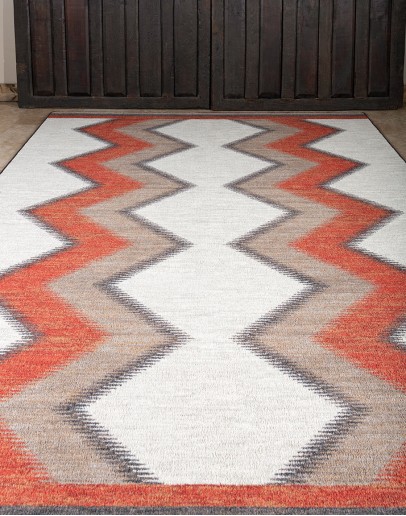Rancho Sierra Rug southwestern rug with neutral color tones