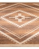 southwestern style rug with cream colors