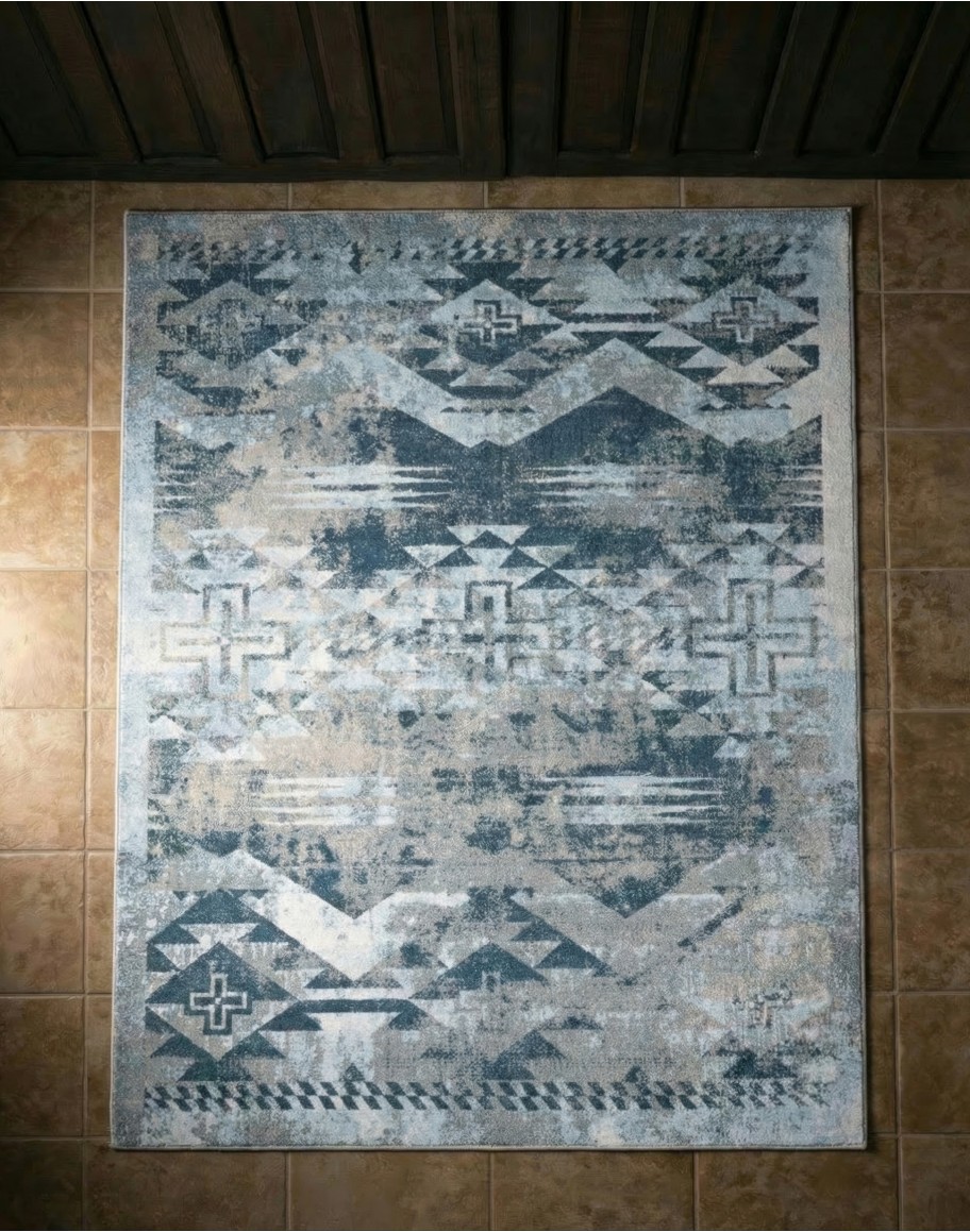 Rustic Cross Sandstone Rug