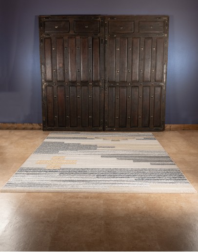 southwestern style rug with natural colors