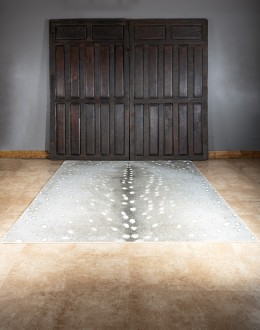 Spotted Hide Grey Rug