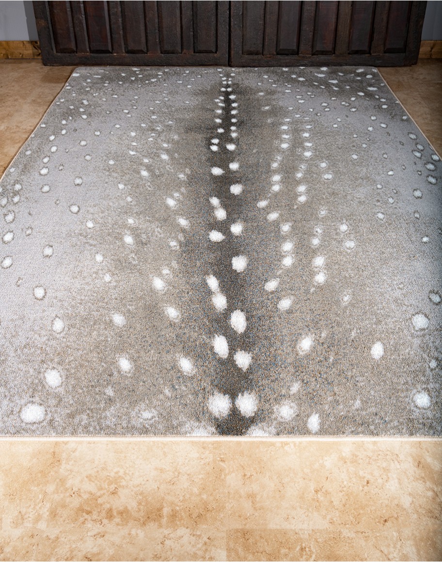 Spotted Hide Grey Rug