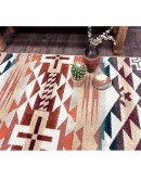 vibrate colored southwestern style rug