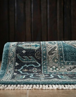 Ustad Dark Blue/Gray Rug