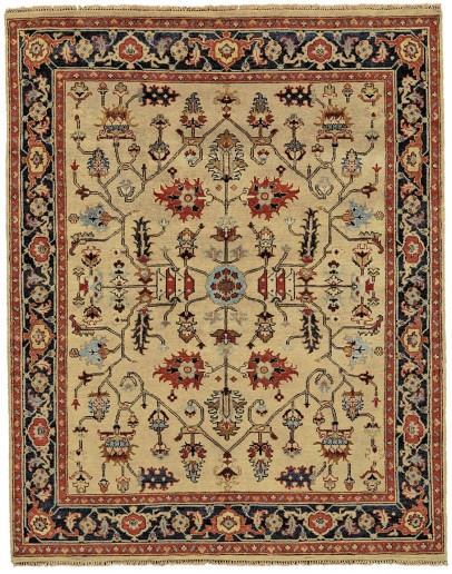 Ustad Camel/Black Rug Ustad Camel/Black Rug