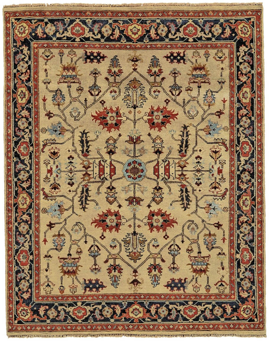 Ustad Camel/Black Rug Ustad Camel/Black Rug