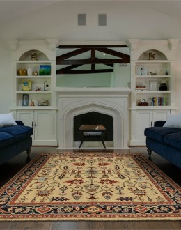 Ustad Camel/Black Rug Ustad Camel/Black Rug