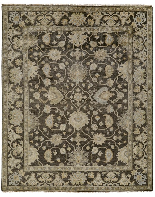 Ustad Charcoal/Multi Rug