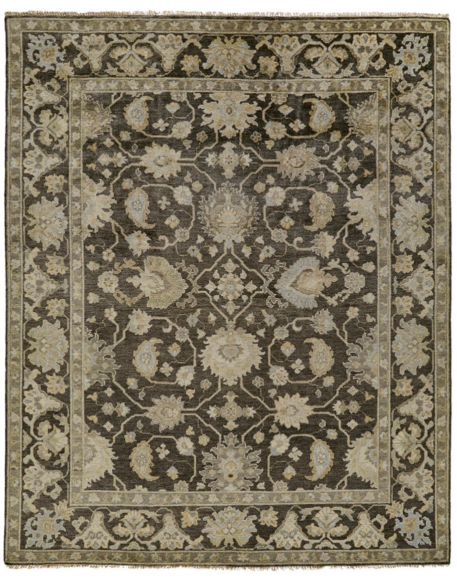 Ustad Charcoal/Multi Rug