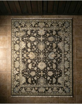 Ustad Charcoal/Multi Rug
