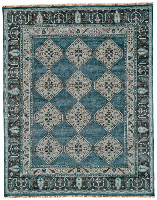 Ustad Dark Blue/Gray Rug