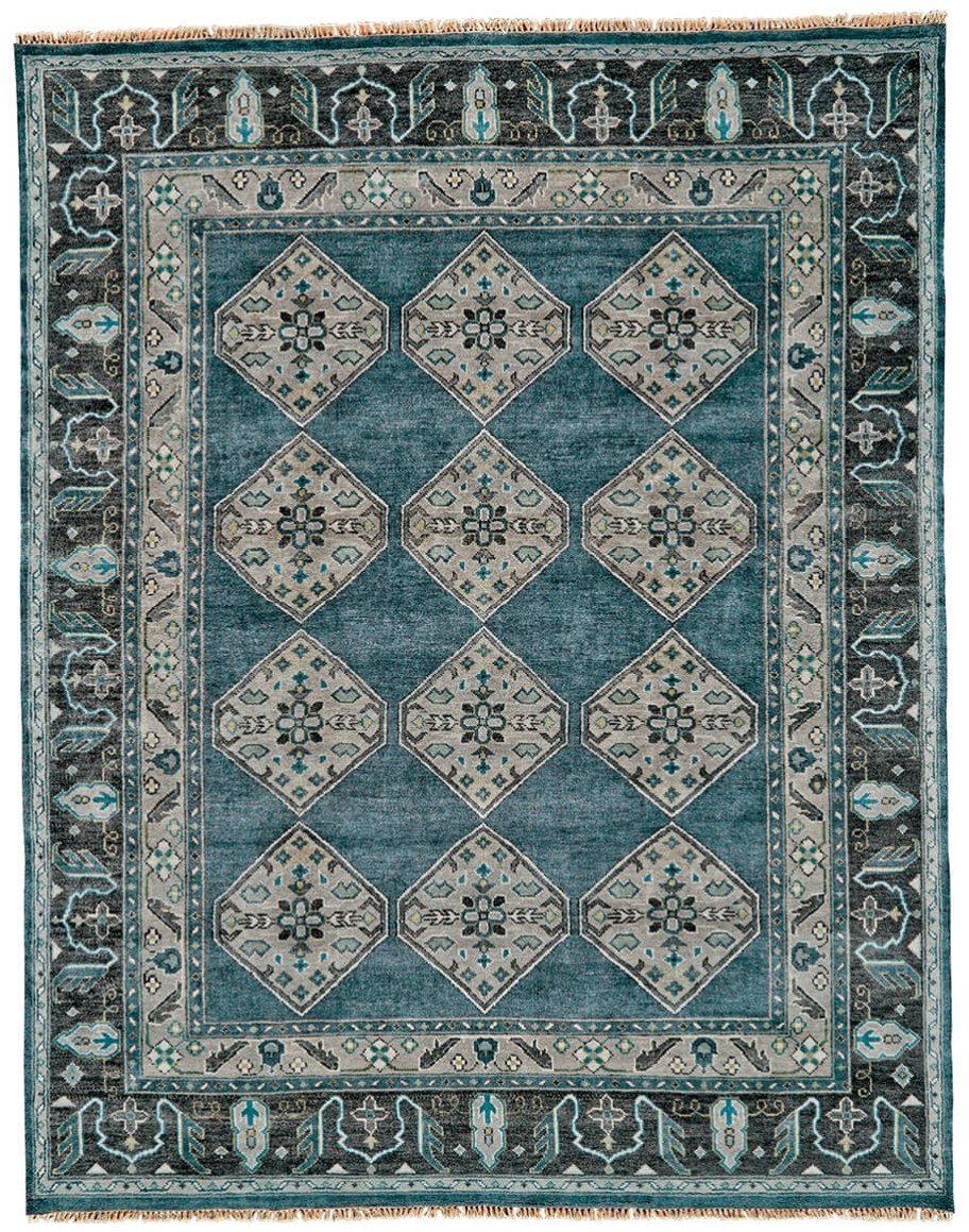 Ustad Dark Blue/Gray Rug Ustad Dark Blue/Gray Rug