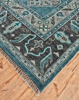 Ustad Dark Blue/Gray Rug Ustad Dark Blue/Gray Rug