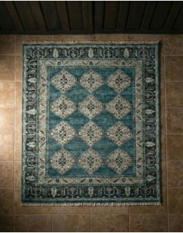 Ustad Dark Blue/Gray Rug