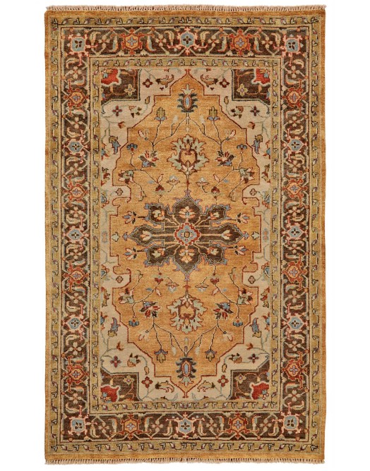 Ustad Gold/Brown Rug