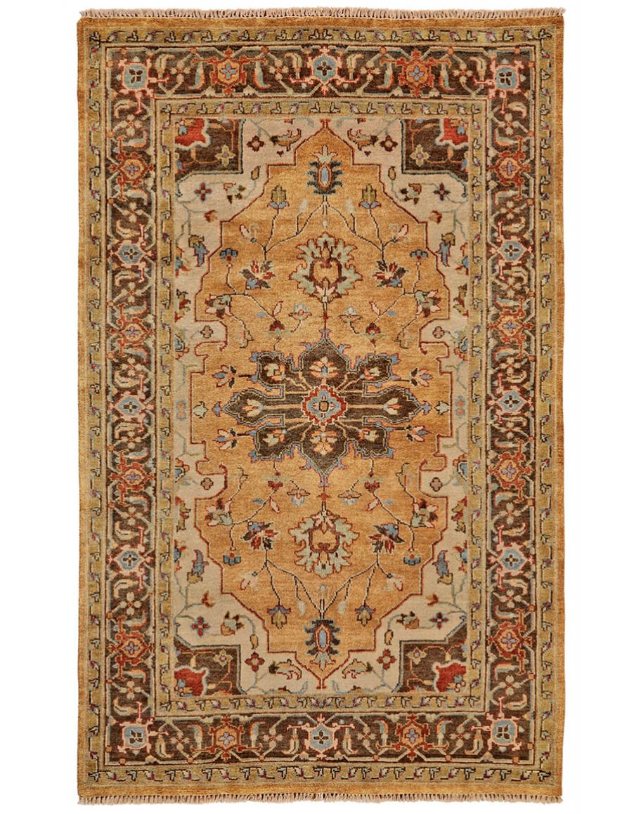 Ustad Gold/Brown Rug Ustad Gold/Brown Rug