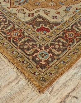 Ustad Gold/Brown Rug Ustad Gold/Brown Rug