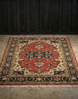 Ustad Red/Black Rug