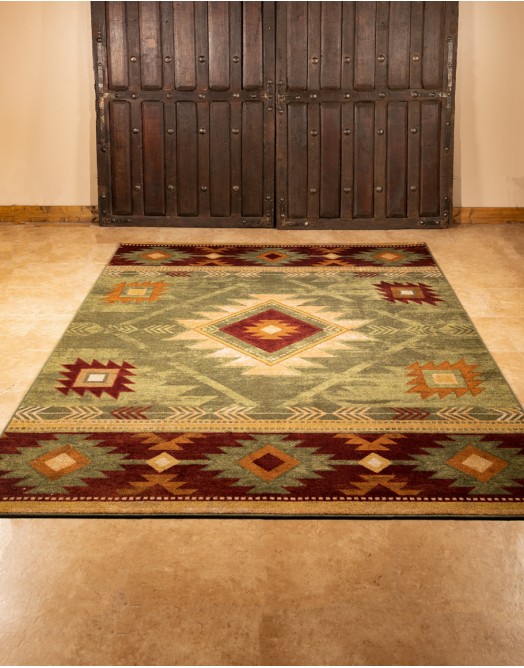Whiskey River Sage Rug
