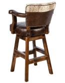 best rustic ranch style barstool,laramie western swivel bar chair AIRWB-001